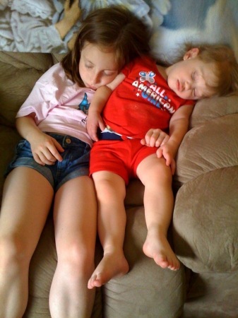 My grandbabies at their best.