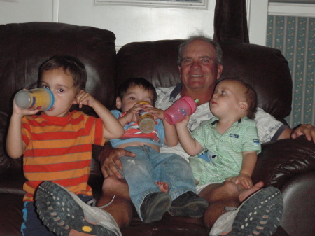 JIM WITH A FEW OF THE BOYS