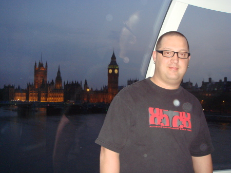 Robert, my 32 year old son, in London