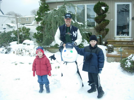 Tom with Grandkids Thomas & Aidan