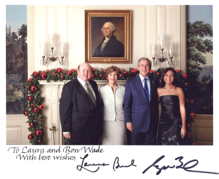 Ron & Laura in the White House