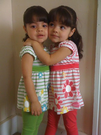 my twin girls