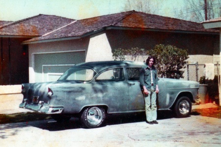 My car and I in 1974