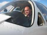 Jason in the small jet...