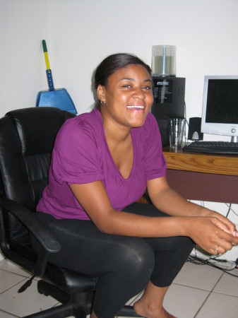 Anida laughing - Friday July 17, 2009