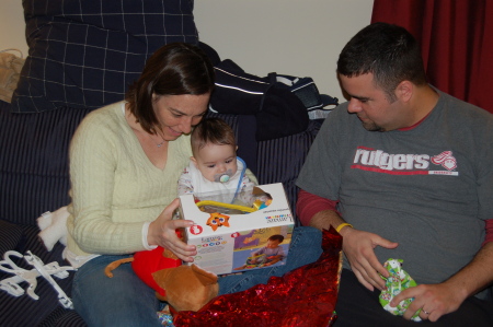 Grandson with parents