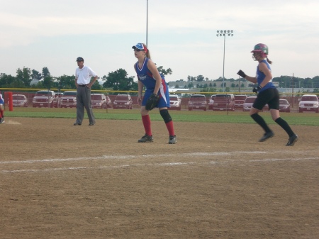 Alexis at first base 2009