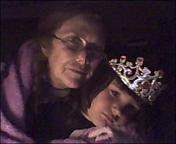 The Purple Queen (me) and the Scarlet Princess