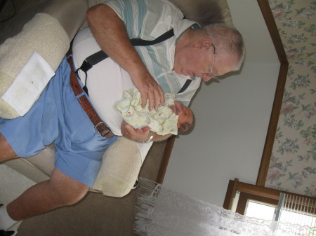 My Dad & his 1st Great Grandchild