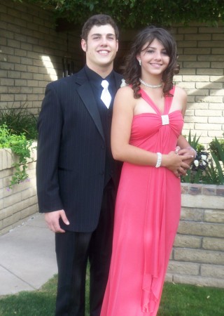 My youngest son Corey (18)... senior prom 2009