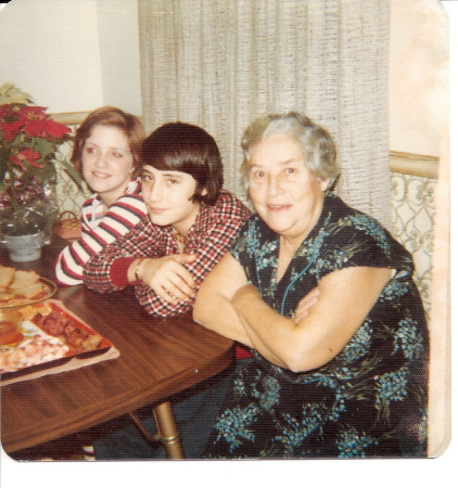 1973-Nanny with my daughter & son.