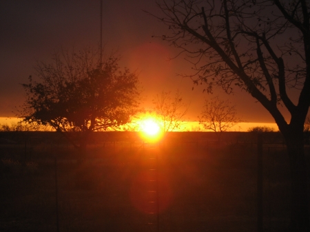 Texas sunset