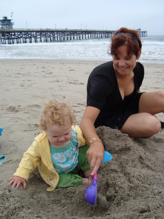 Abby and me in San Clemente - May 2009
