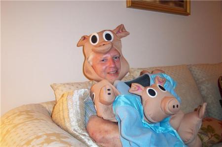 Halloween Pig with Swine Flu