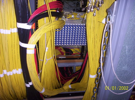 High Def wiring on a broadcasting truck