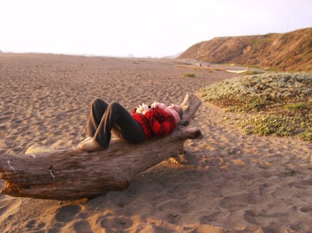 Susan at the Ocean