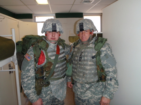 Me and my friend Nick at Fort Sill Oklahoma