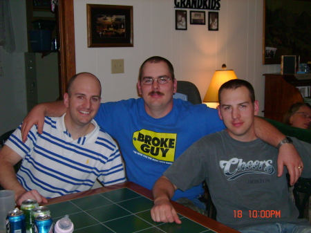 "My Three Sons!" (oldest, youngest, middle)