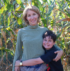 Alex (then age 10) and me, Fall 2007