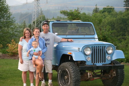 Sammies school project....painting her jeep