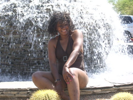 its me subrena-cooling off in Palm Spring, Ca