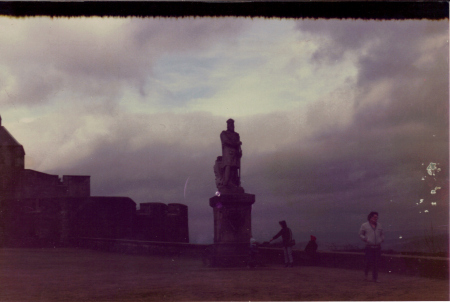 Statue at Sterling Castle, outside of Glasgow