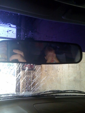 First trip thru a car-wash
