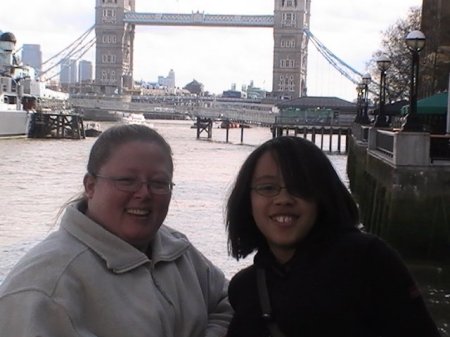 Sydney and I in London