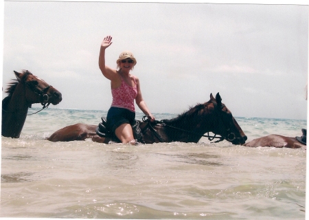 Horsebacking riding in Jamica