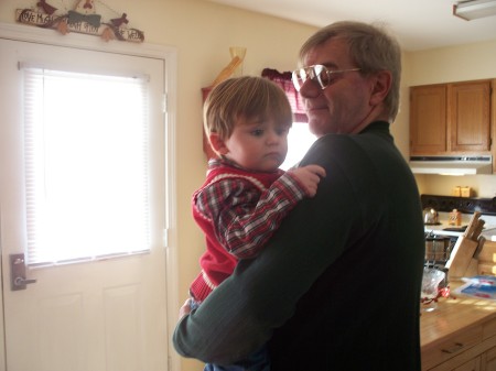 Me and grandson Matthew