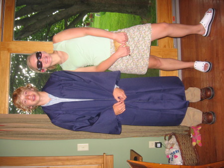 David and Emily, David's 8th grade graduation