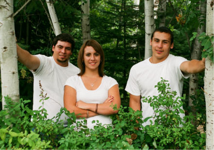 Justin, Katelyn and Kurtis August 2009