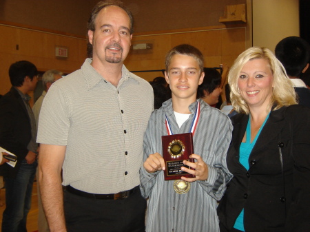 Ty's grade 7 grad '09...off to high school now