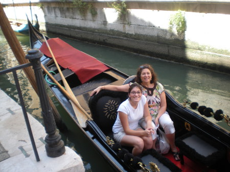 Venice gondola down the Grand Canal