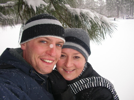 my husband and i January  2009