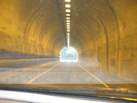 This tunnel is the one on TV