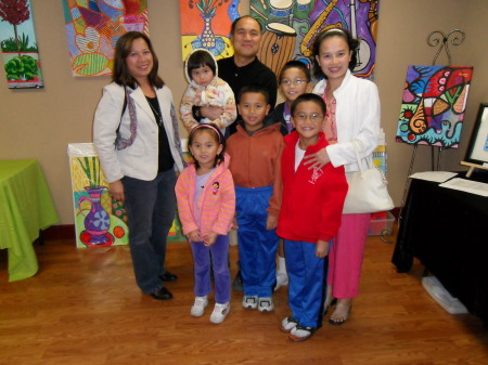 Our neighbors Locson, Tao and their kids!