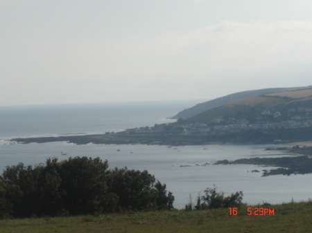 'looe island from the cliff'