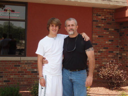 Me and my youngest son Matt June 06