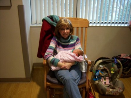 Me and my first grandchild "Chloe"