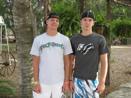 Youngest Son Chase (right) and friend Colby