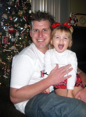 My son Wes & his daughter AVERI 2009