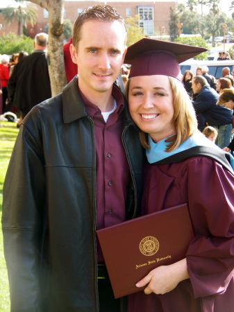 Our oldest, Bethany gets her Master's Degree