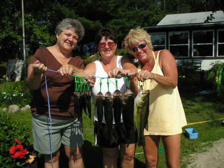Big Catch~A friend, my Sister Sunday and ME!!!