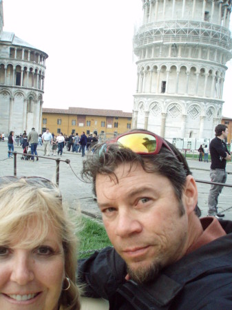 In Pisa at the Tower