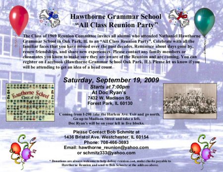 Hawthorne “All Class Reunion Party 2009"