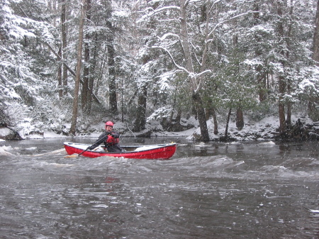 Black River (Washago), March 2005