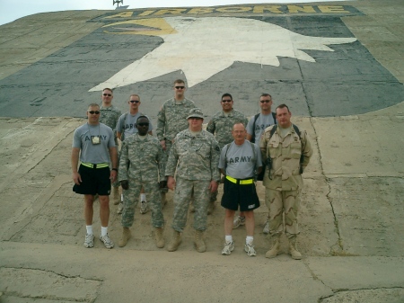 Me with my platoon in Iraq 2007
