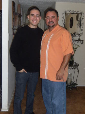 My Son Andrew and I on Thanksgiving day