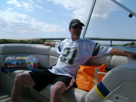 Jim on Dad's boat